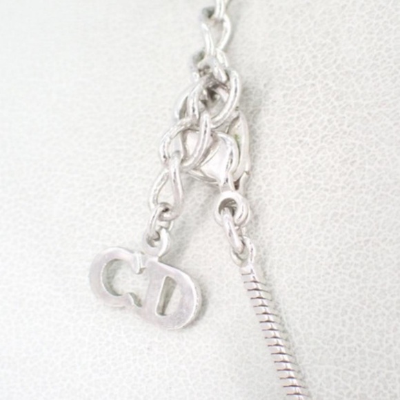 Authentic CHRISTIAN DIOR Enamel Trotter Logo Pendant Necklace - Picture 3 of 3